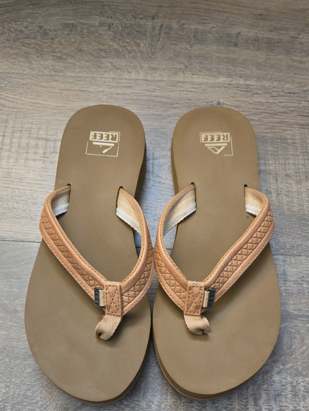 Reef Flip Flops Light Brown Women's 8
